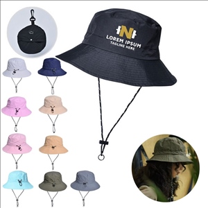 Foldable Waterproof Rain Sun Bucket Hat